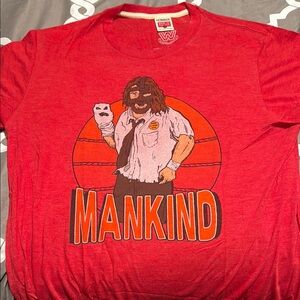Homage WWE Red Mankind Graphic Tee